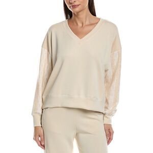 Ariella Womens Scuba Sweatshirt, White